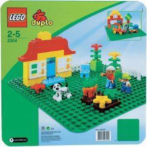 LEGO DUPLO LARGE GREEN BUILDING PLATE [2304]  3838CM