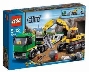 LEGO EXCAVATOR TRANSPORT 4203