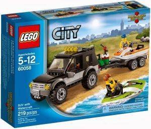 LEGO CITY 60058 SUV WITH WATERCRAFT