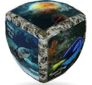 SEA WORLD V-CUBE WILDLIFE AND NATURAL PILLOW 22