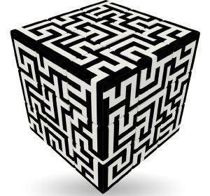 MAZE V-CUBE CHALLENGING FLAT 33