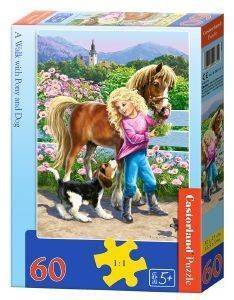 A WALK WITH PONY AND DOG CASTORLAND 60 