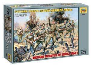  1/72 ZVEZDA RUSSIAN INFANTRY WW1 [8082]