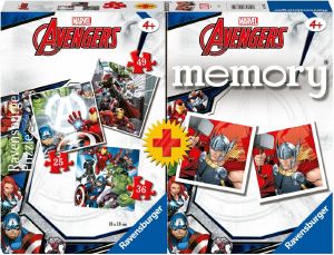  RAVENSBURGER AVENGERS MEMORY 48 & 3 PUZZLE 110TMX [20674]