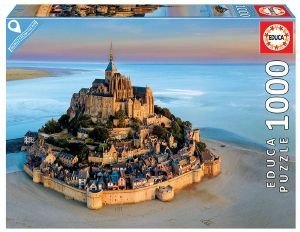 EDUCA PUZZLE MONT SAINT MICHEL FROM THE AIR 1000 