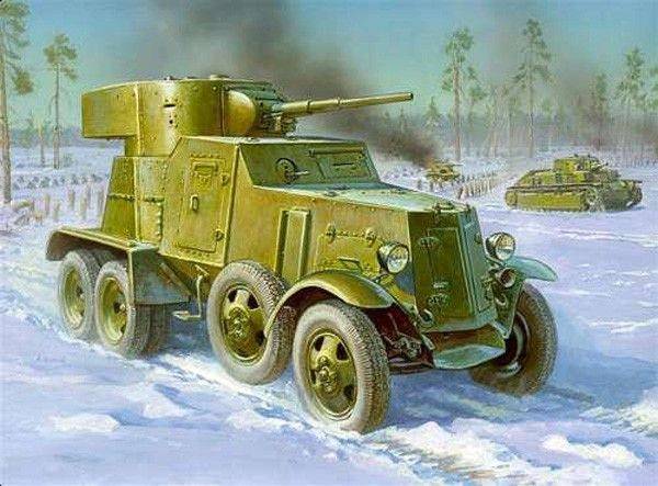 BA-3 SOVIET ARMORED CAR ZVEZDA