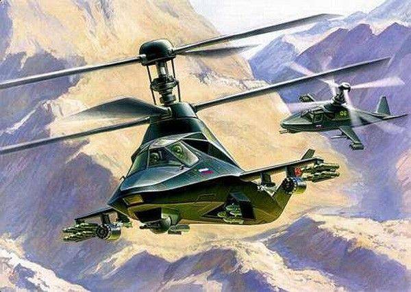 ZVEZDA KA-58 "BLACK GHOST" STEALTH HELICOPTER