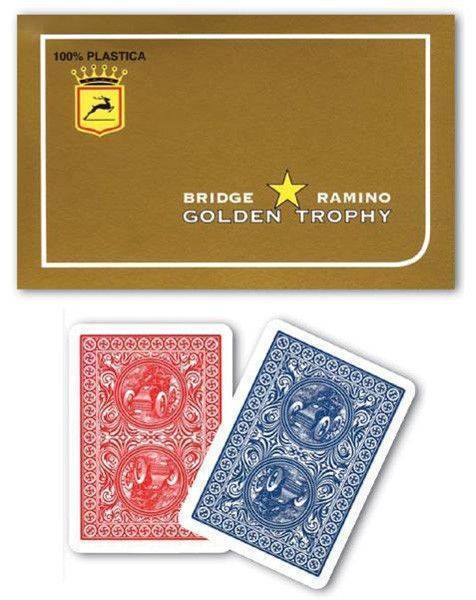 ΤΡAΠΟΥΛΑ ΠΛΑΣΤΙΚΗ MODIANO GOLDEN TROPHY RAMINO ΣΕΤ 2ΤΜΧ MODIANO