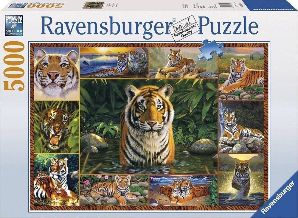 ΤΙΓΡΕΙΣ - 5000 KOMMATIA RAVENSBURGER