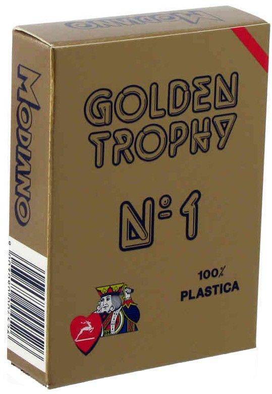 ΤΡΑΠΟΥΛΑ ΠΛΑΣΤΙΚΗ MODIANO GOLDEN TROPHY KOKKINO MODIANO