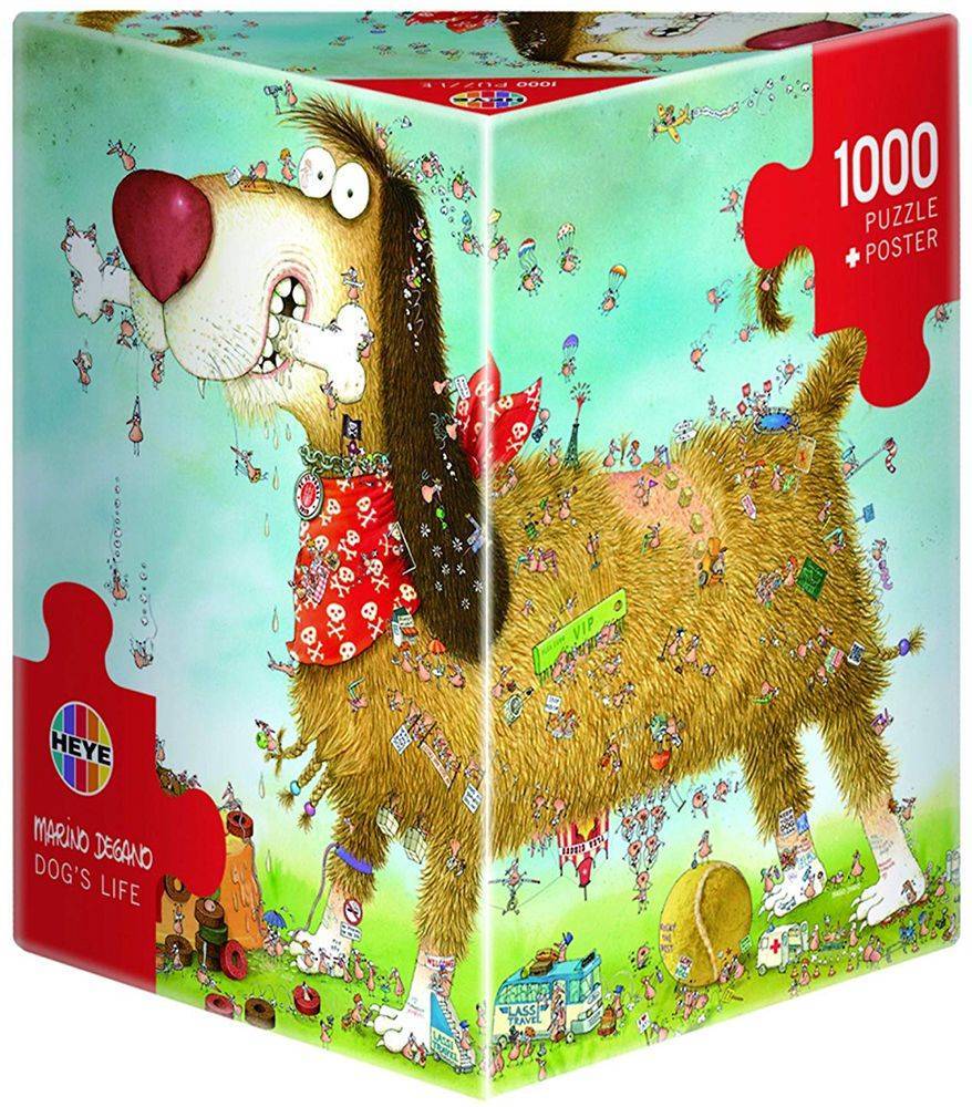 HEYE ΣΚΥΛΙΣΙΑ ΖΩΗ HEYE 1000 ΚΟΜΜΑΤΙΑ ΤΡΙΓΩΝΟ ΚΟΥΤΙ (29491)