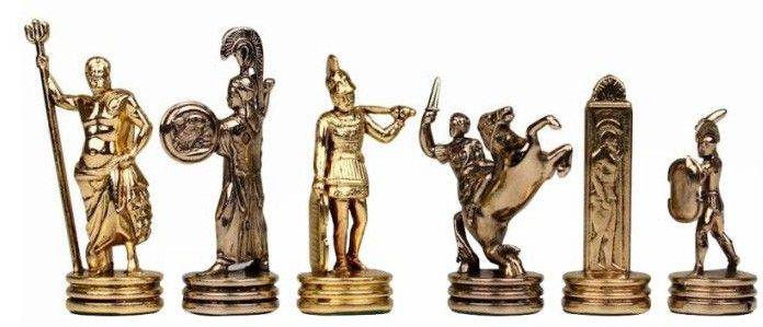 MANOPOULOS ΠΙΟΝΙΑ ΓΙΑ ΣΚΑΚΙ MANOPOULOS "ΕΛΛΗΝΙΚΗ ΜΥΘΟΛΟΓΙΑ" ΜΕΤΑΛΛΙΚΑ ΧΡΥΣΟ-ΑΣΗΜΕΝΙΟ 6.5CM