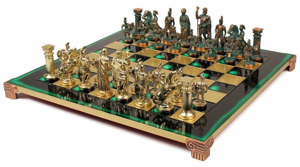 ΣΚΑΚΙ ΜΕΤΑΛΛΙΚΟ MANOPOULOS "ΕΛΛΗΝΟΡΩΜΑΙΚΟ" ΜΙΚΡΟ ΠΡΑΣΙΝΟ 28X28CM