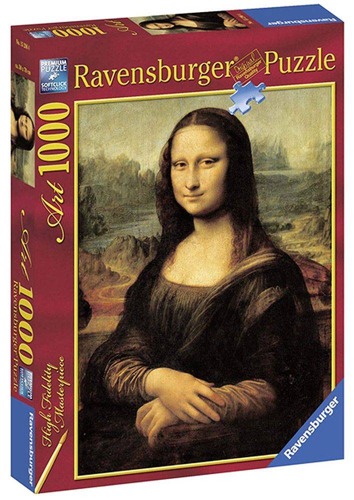 DA VINCI: ΜΟΝΑ ΛΙΖΑ RAVENSBURGER 1000 ΚΟΜΜΑΤΙΑ RAVENSBURGER