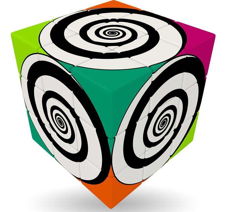 FUNKY SPIRALS V-CUBE FUN FLAT 3Χ3 V-CUBE