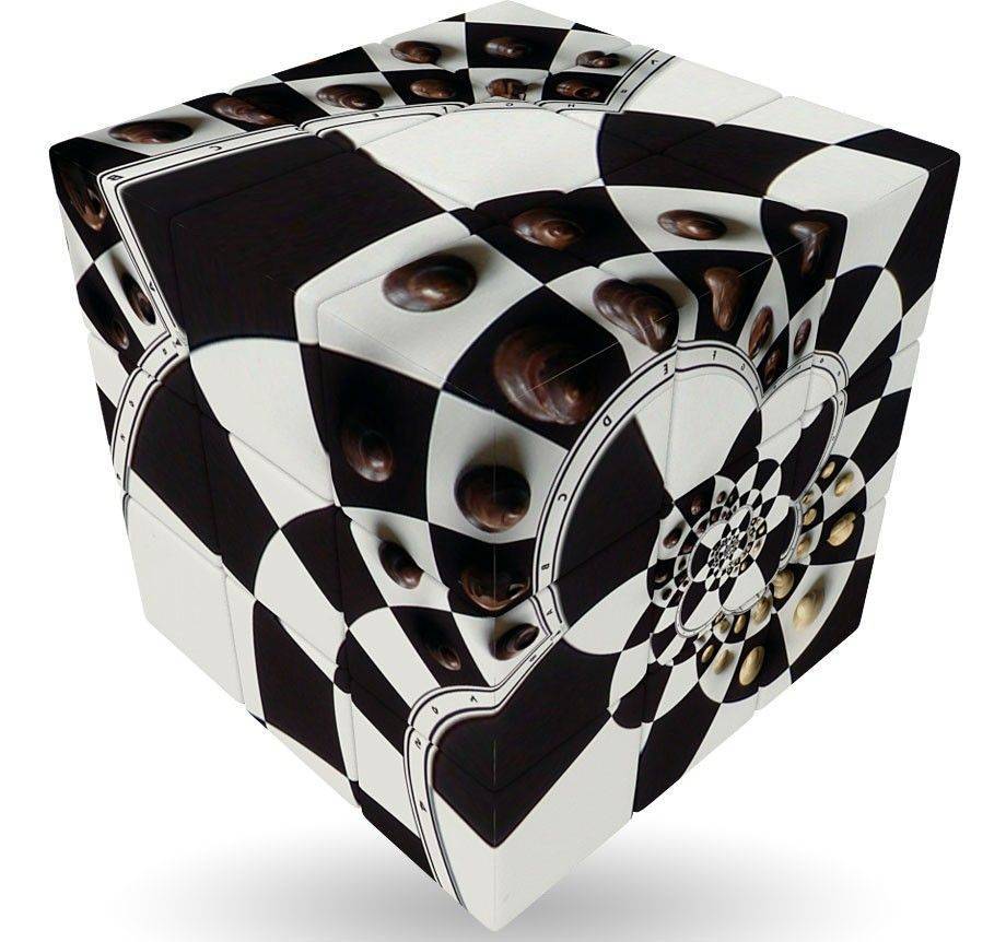 CHESSBOARD V-CUBE CHALLENGING FLAT 3Χ3