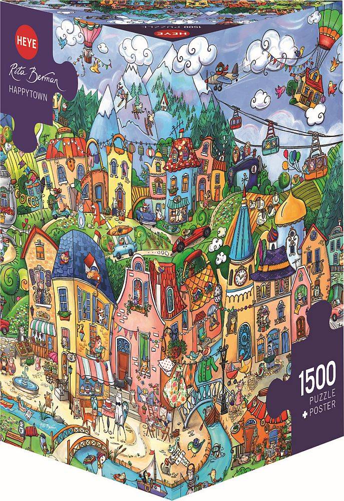 HAPPYTOWN HEYE 1500 ΚΟΜΜΑΤΙΑ ΤΡΙΓΩΝΟ ΚΟΥΤΙ (29744) HEYE
