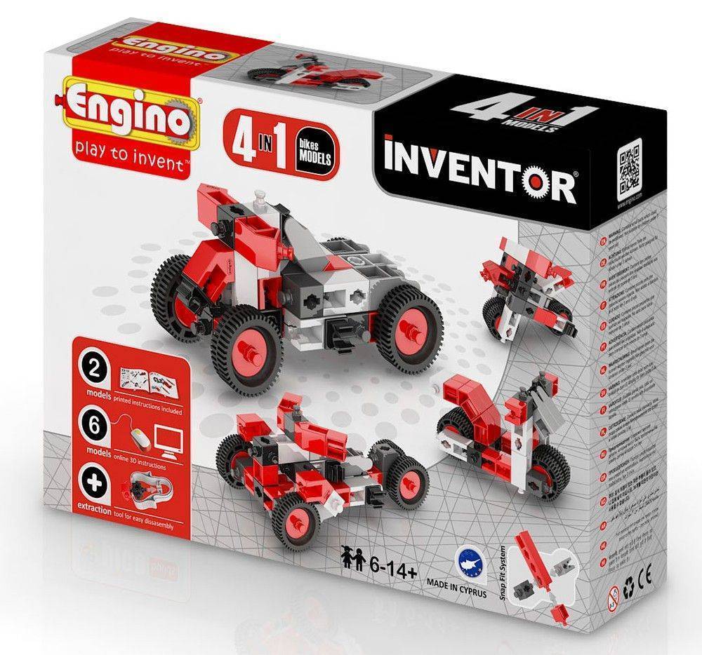 ENGINO INVENTOR 4 MODELS MOTORBIKES ENGINO