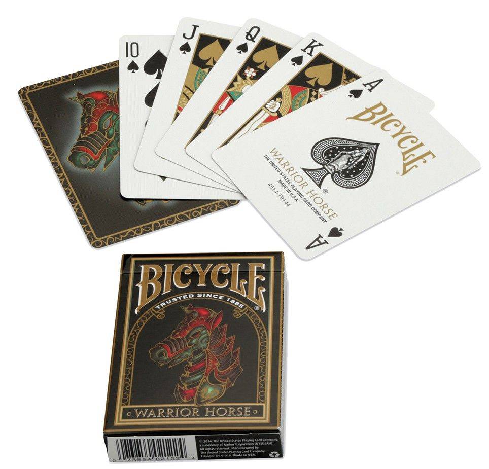 ΤΡΑΠΟΥΛΑ BICYCLE WARRIOR HORSE ΧΑΡΤΙΝΗ BICYCLE