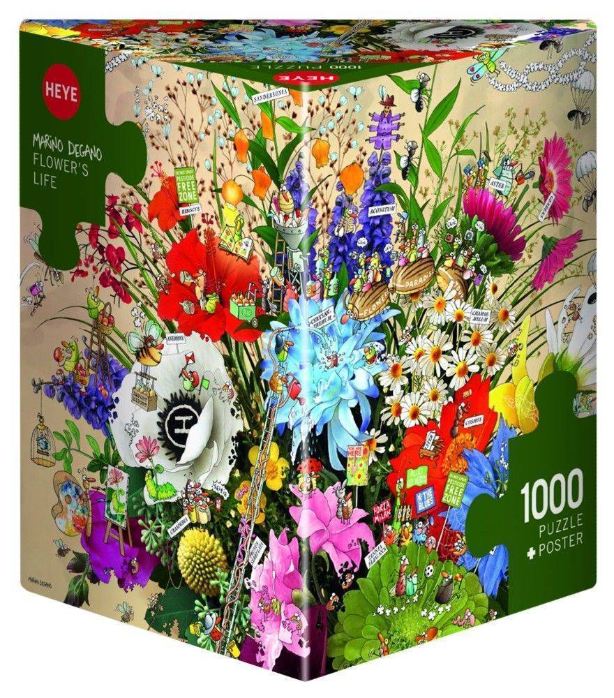 DEGANO FLOWER'S LIFE HEYE 1000 KOMMATIA ΤΡΙΓΩΝΟ ΚΟΥΤΙ (29787) HEYE