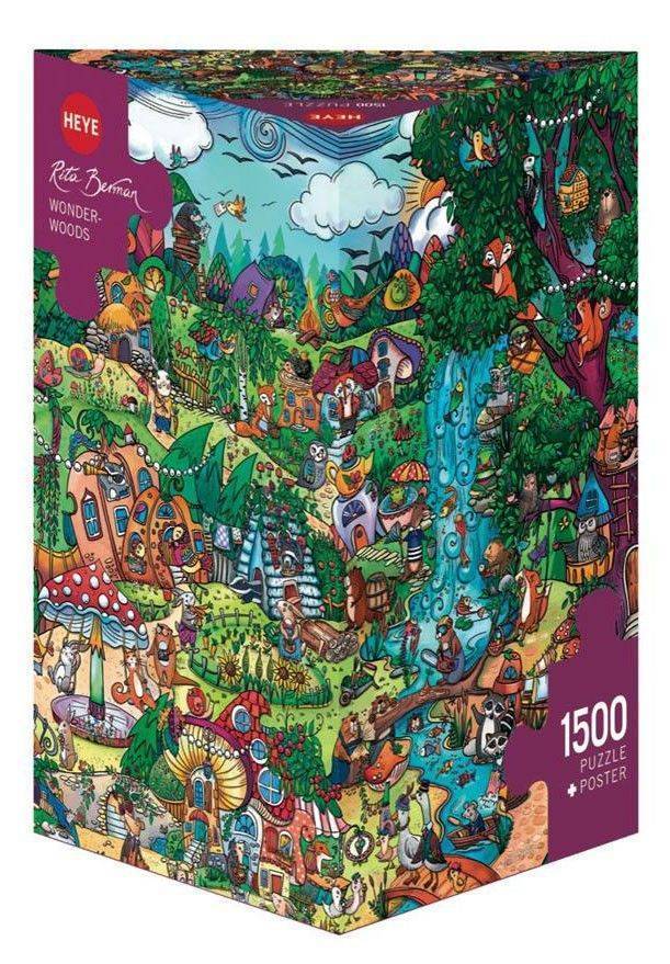BERMAN WONDERWOODS HEYE 1500 KOMMATIA ΤΡΙΓΩΝΟ ΚΟΥΤΙ (29792)