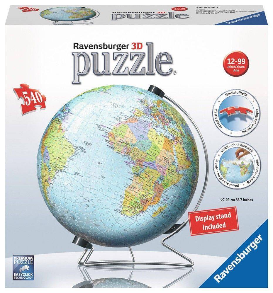 ΥΔΡΟΓΕΙΟΣ ΣΦΑΙΡΑ RAVENSBURGER ΣΤΑ ΑΓΓΛΙΚΑ - 550 ΚΟΜΜΑΤΙΑ