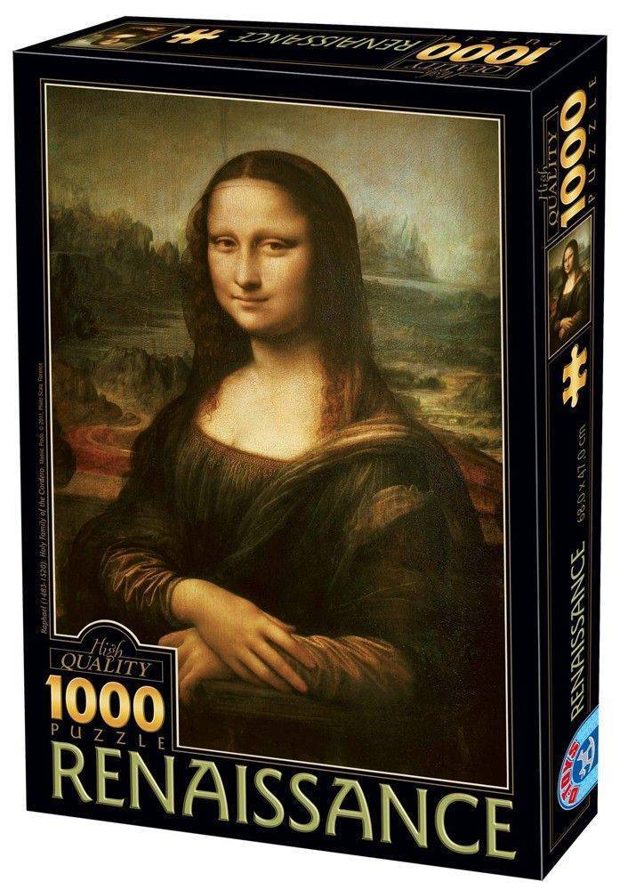 D-TOYS ΜΟΝΑ ΛΙΖΑ LEONARDO DA VINCI D-TOYS 1000 ΚΟΜΜΑΤΙΑ (72689-1)