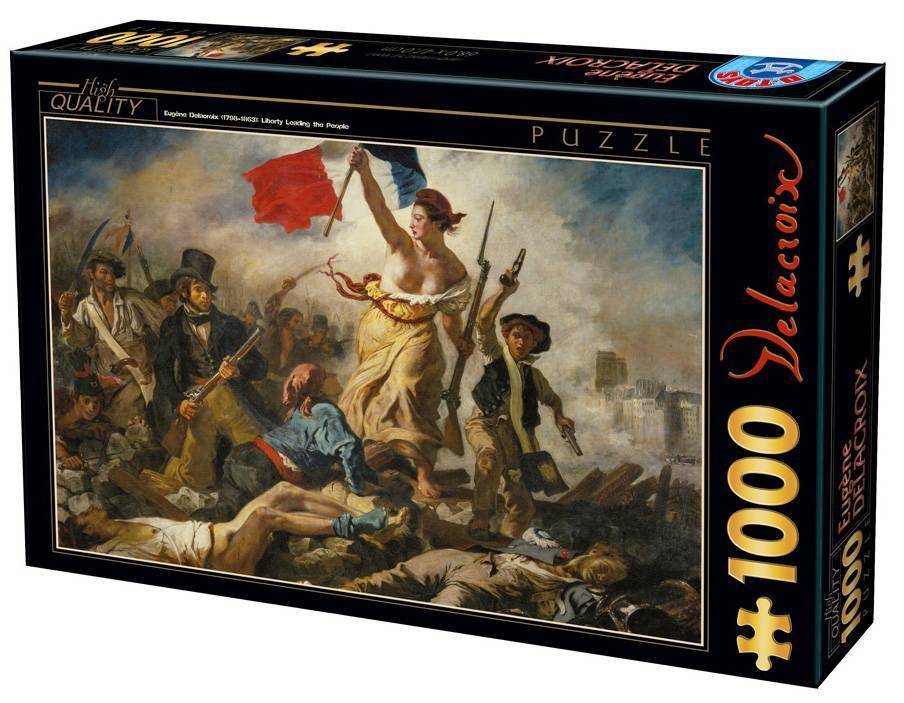Η ΕΛΕΥΘΕΡΙΑ ΟΔΗΓΕΙ ΤΟΝ ΛΑΟ DELACROIX D-TOYS 1000 ΚΟΜΜΑΤΙΑ D-TOYS