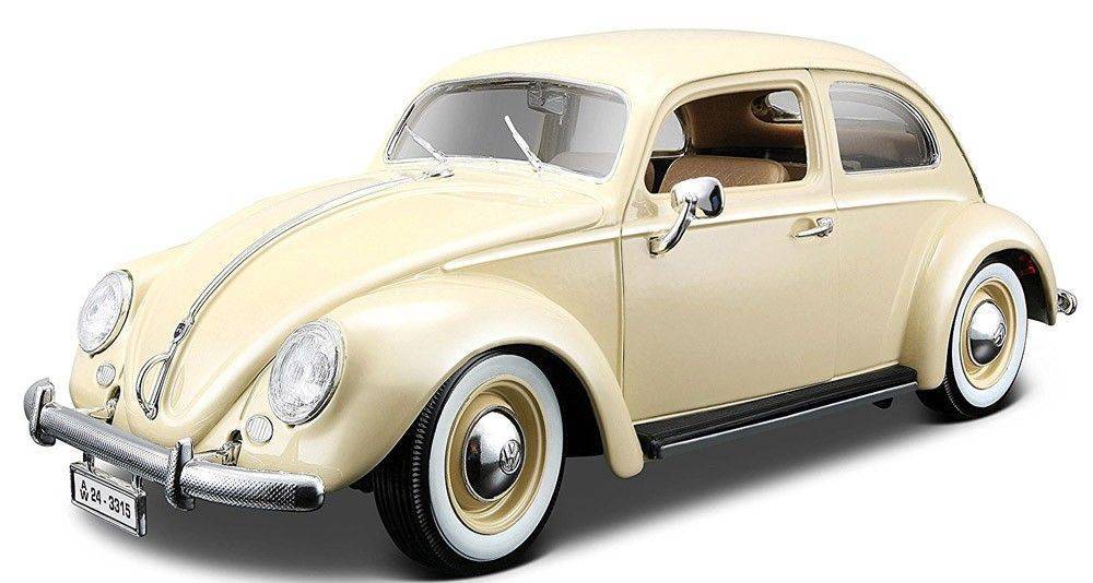 VOLKSWAGEN KAFER-BEETLE (1955) BBURAGO ΜΕΤΑΛΛΙΚΟ ΑΝΤΙΓΡΑΦΟ 1:18 BBURAGO