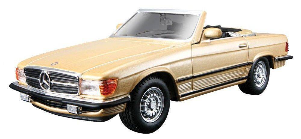 MERCEDES BENZ 450SL 1977 BBURAGO STREET CLASSICS COLLEZIONE ΜΕΤΑΛΛΙΚΟ ΑΝΤΙΓΡΑΦΟ 1:32