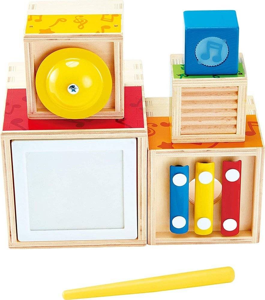 HAPE ΔΙΑΔΡΑΣΤΙΚΗ ΠΥΡΑΜΙΔΑ/ΔΗΜΙΟΥΡΓΟΣ ΗΧΩΝ HAPE EARLY MELODIES STACKING MUSIC SET
