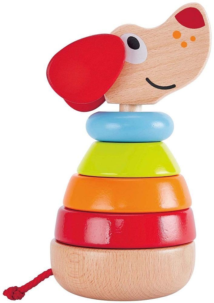 HAPE Ο ΠΕΠΕ ΜΑΘΑΙΝΕΙ ΣΧΗΜΑΤΑ - ΧΡΩΜΑΤΑ ΣΤΑ ΠΑΙΔΙΑ HAPE PEPE SOUND STACKER