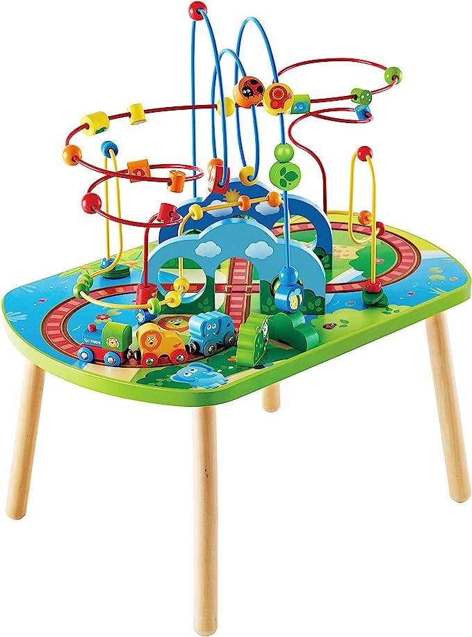 HAPE RAILWAY ΞΥΛΙΝΟ JUNGLE ADVENTURE TABLE HAPE