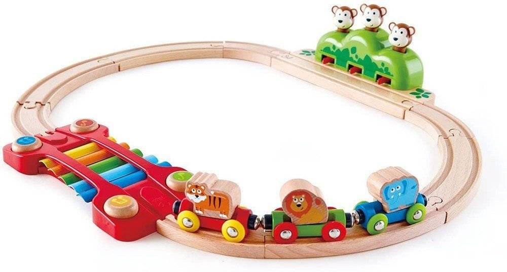 HAPE ΜΟΥΣΙΚΟΣ ΣΙΔΗΡΟΔΡΟΜΟΣ ΜΕ ΜΑΪΜΟΥΔΑΚΙΑ HAPE MUSIC AND MONKEYS RAILWAY