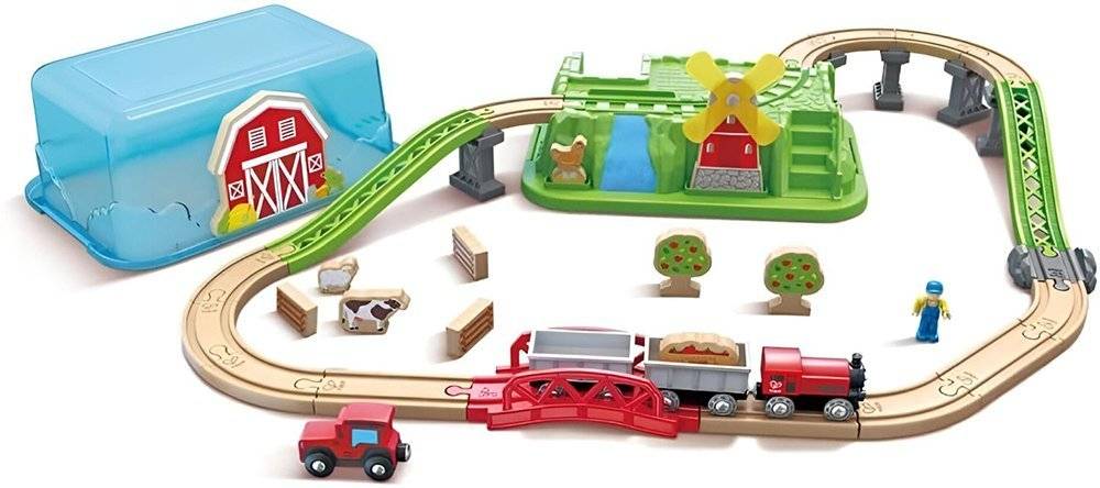 ΣΙΔΗΡΟΔΡΟΜΟΣ ΣΤΗΝ ΕΞΟΧΗ HAPE COUNTRYSIDE TRAIN BUCKET SET HAPE