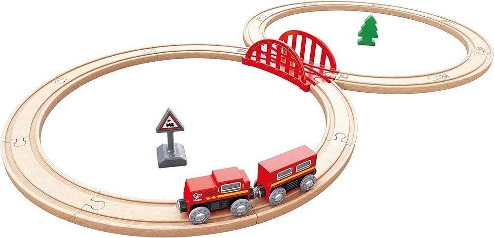 ΚΛΑΣΙΚΟΣ ΣΙΔΗΡΟΔΡΟΜΟΣ ΟΧΤΑΡΙ HAPE CLASSIC FIGURE 8 SET HAPE
