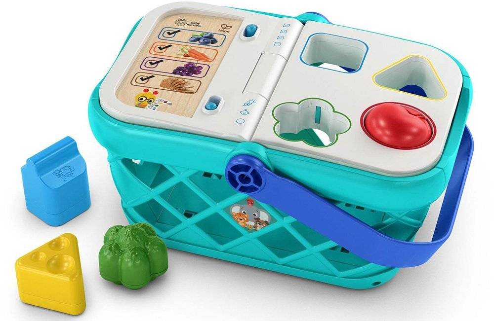 HAPE ΤΟ ΚΑΛΑΘΙ ΜΕ ΤΑ ΨΩΝΙΑ ΠΟΥ ΤΑΙΡΙΑΖΕΙ ΤΑ ΣΧΗΜΑΤΑ HAPE SHAPE SORTING SHOPPING BASKET