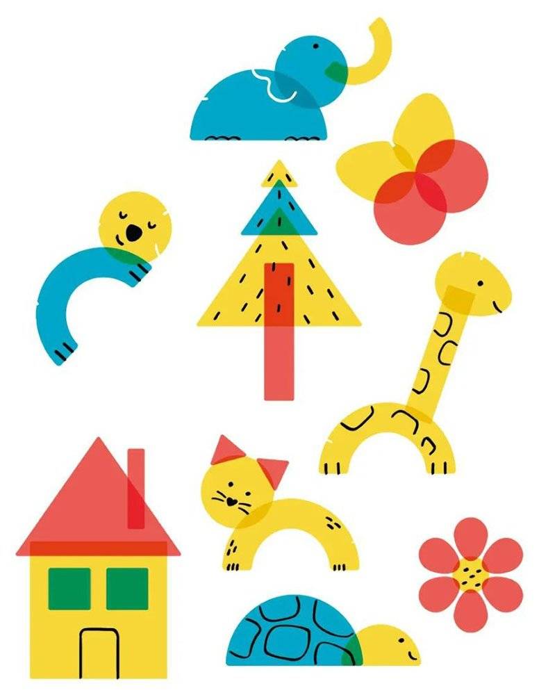 ΞΥΛΙΝΟ ΣΕΤ HAPE COLOUR - SHAPES ART (179 ΤΜΧ) HAPE