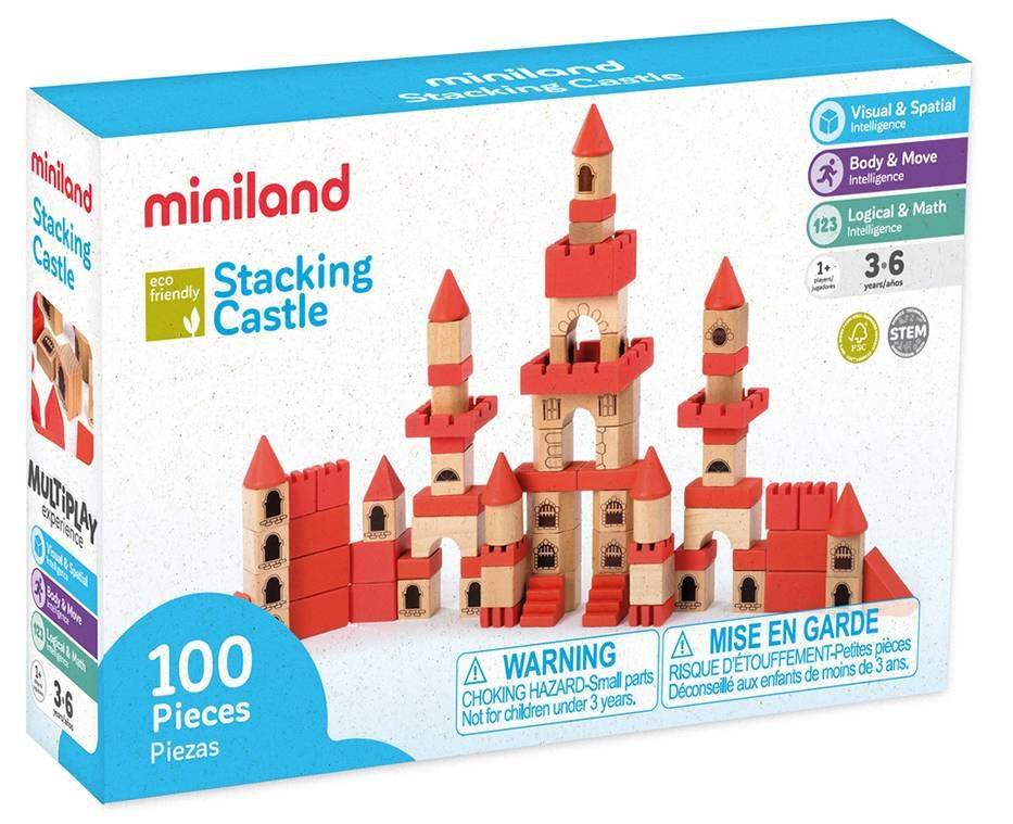 ΣΕΤ ΔΡΑΣΤΗΡΙΟΤΗΤΩΝ MINILAND STACKING CASTLE MINILAND