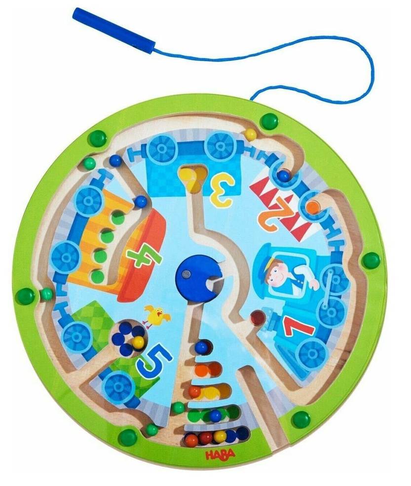 ΜΑΓΝΗΤΙΚΟΣ ΛΑΒΥΡΙΝΘΟΣ ΑΡΙΘΜΗΣΗΣ 1-5 ΤΡΕΝΑΚΙ HABA HABA