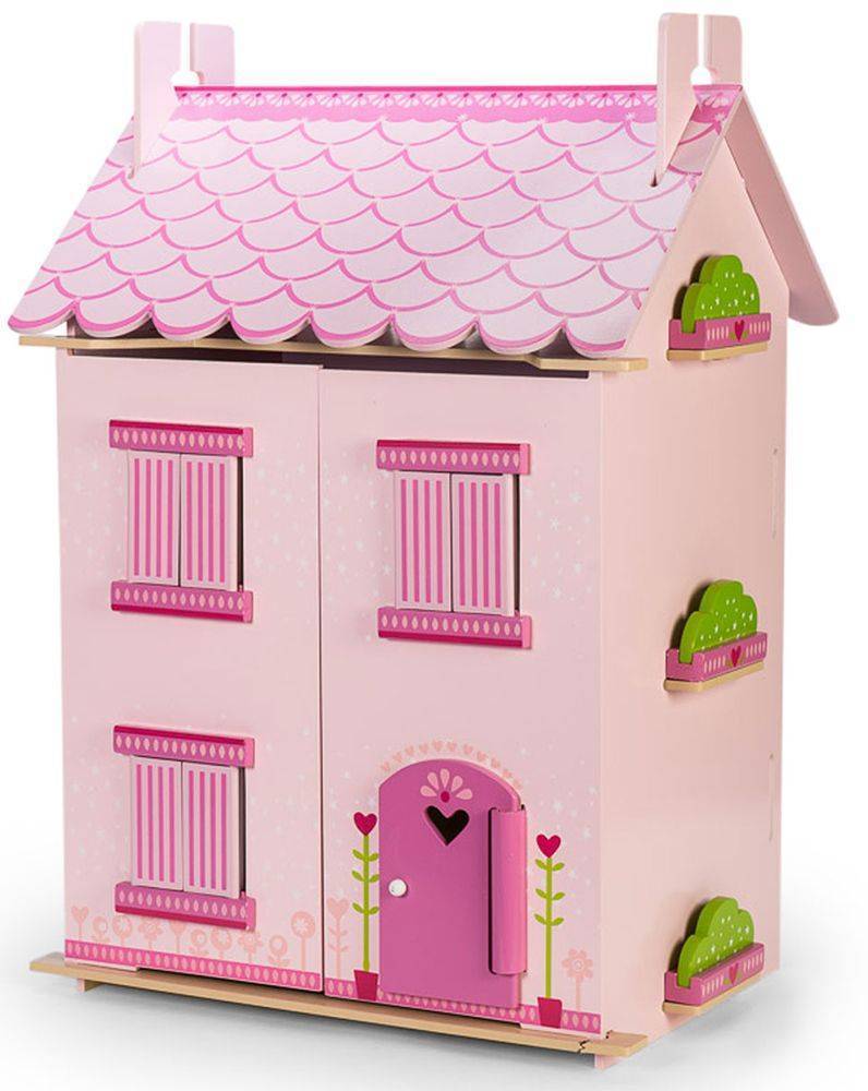 ΞΥΛΙΝΟ ΚΟΥΚΛΟΣΠΙΤΟ LE TOY VAN BAY MY FIRST DREAMHOUSE ΡΟΖ (H136)