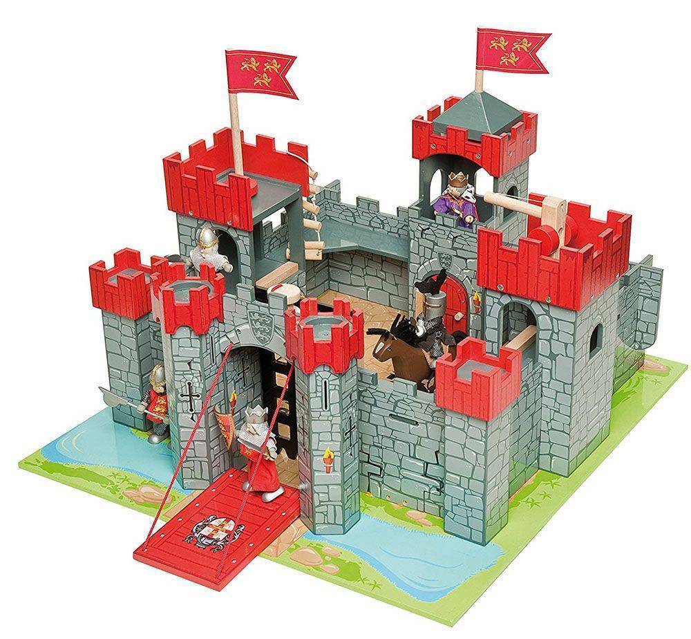 ΞΥΛΙΝΟ ΚΑΣΤΡΟ LE TOY VAN LIONHEART CASTLE ΚΟΚΚΙΝΟ (TV290) LE TOY VAN