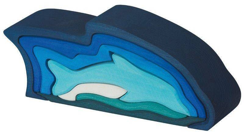 ΞΥΛΙΝΟ ΠΑΖΛ NIC ΔΕΛΦΙΝΙΑ 9 ΚΟΜΜΑΤΙΩΝ ΜΠΛΕ (523190) NIC