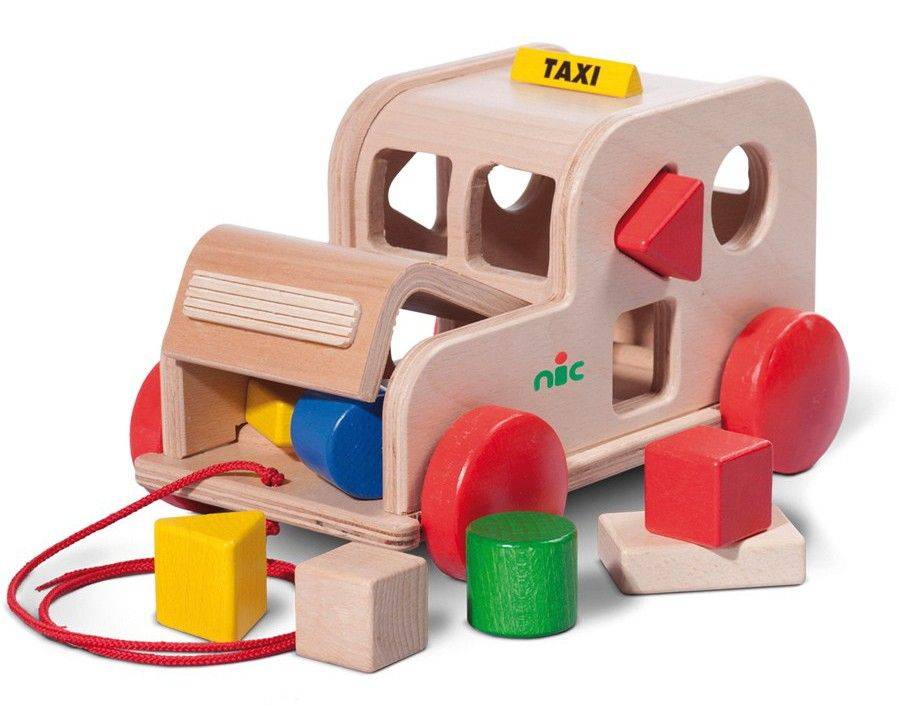 ΞΥΛΙΝΟ ΣΥΡΟΜΕΝΟ ΤΑΞΙ NIC SHAPE SORTER ΜΕ ΣΧΗΜΑΤΑ (1550) NIC