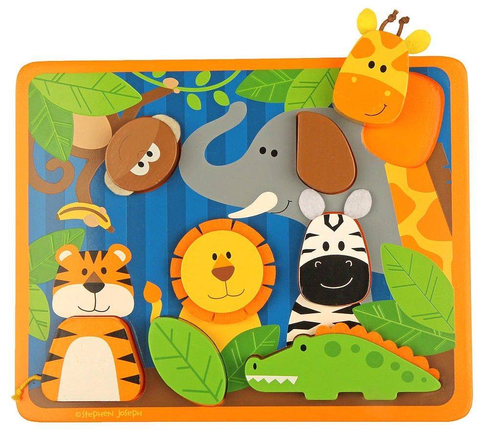 ΞΥΛΙΝΟ PUZZLE STEPHEN JOSEPH ZOO STEPHEN JOSEPH