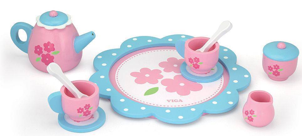 ΞΥΛΙΝΟ ΣΕΤ ΤΣΑΓΙΟΥ VIGA WOODEN TEA SET