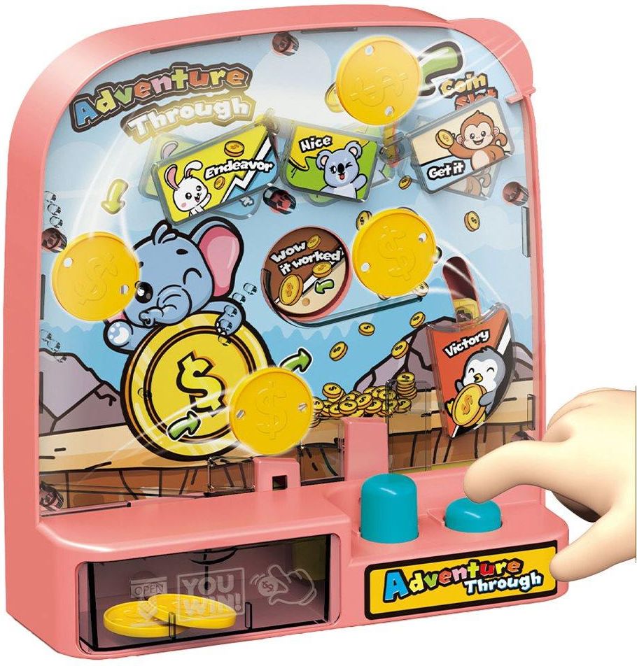 ΕΠΙΤΡΑΠΕΖΙΟ ΠΑΙΧΝΙΔΙ LUNA ΜΕ ΚΕΡΜΑΤΑ ΣΕ 2 ΧΡΩΜΑΤΑ ΡΟΖ - ΜΠΛΕ