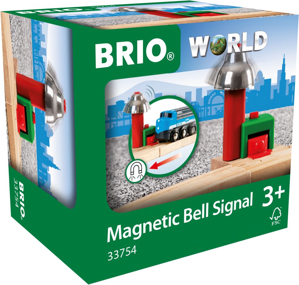 BRIO ΜΑΓΝΗΤΙΚΗ ΚΑΜΠΑΝΑ 3ΤΜΧ (33754)