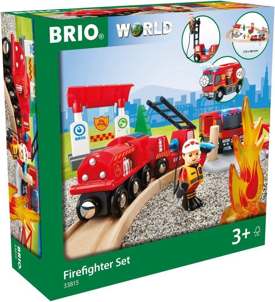 BRIO ΣΙΔΗΡΟΔΡΟΜΙΚΟ ΣΕΤ ΠΥΡΟΣΒΕΣΤΙΚΗ BRIO 18ΤΜΧ (33815)