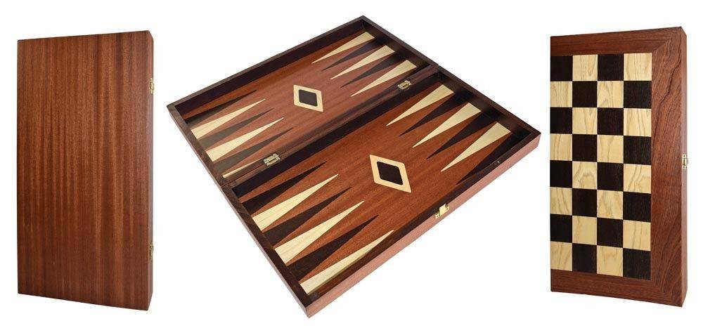 ΤΑΒΛΙ-ΣΚΑΚΙ PLATINUM GAMES ΜΑΟΝΙ ΚΑΦΕ 48.5X25CM PLATINUMGAMES